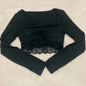 Black Crop Top